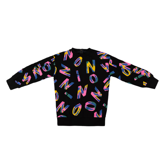 Painted Letters Sweat Top